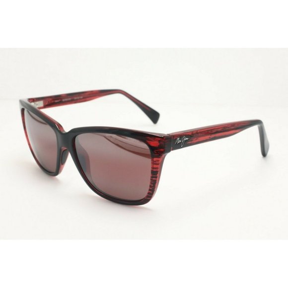 Maui Jim Jacaranda MJ 763-07C Square Tortoise Polarized Sunglasses Pink Lens (B) - Picture 1 of 5